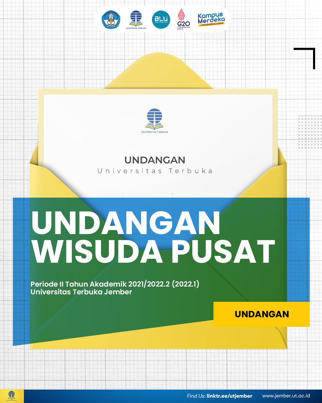 Undangan Wisuda Pusat Periode Ii Tahun Akademik 2021 20222 20221 